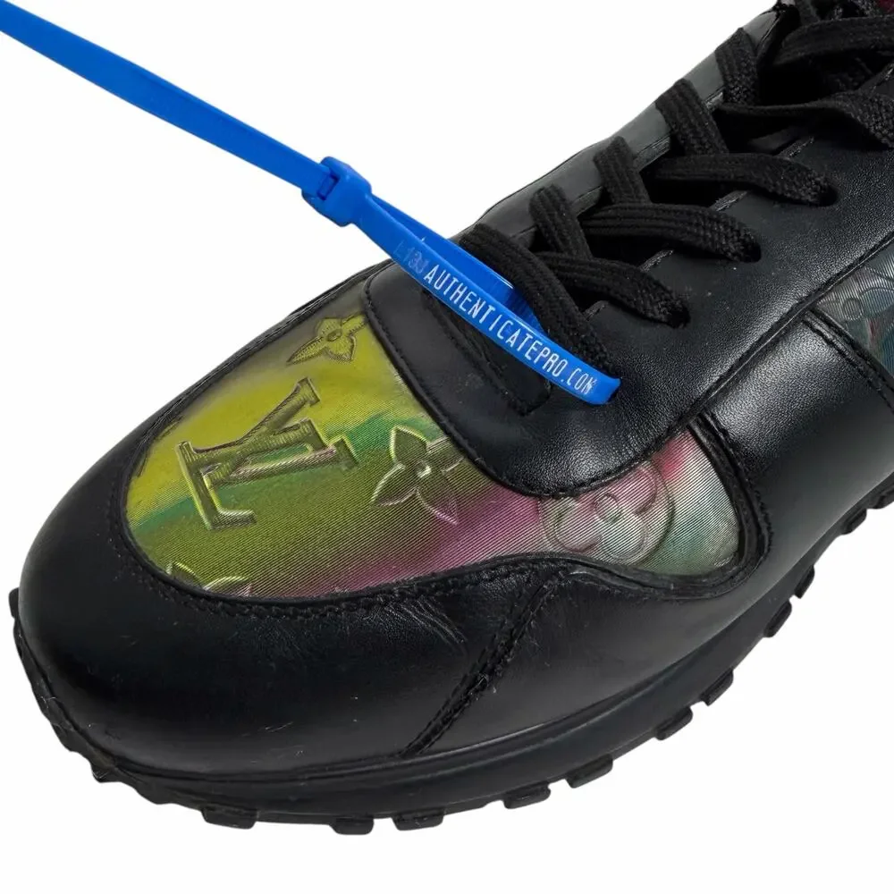 Louis Vuitton Run Away Sneaker Holographic Monogram Black Size 9/ US 10 - Picture 16 of 16